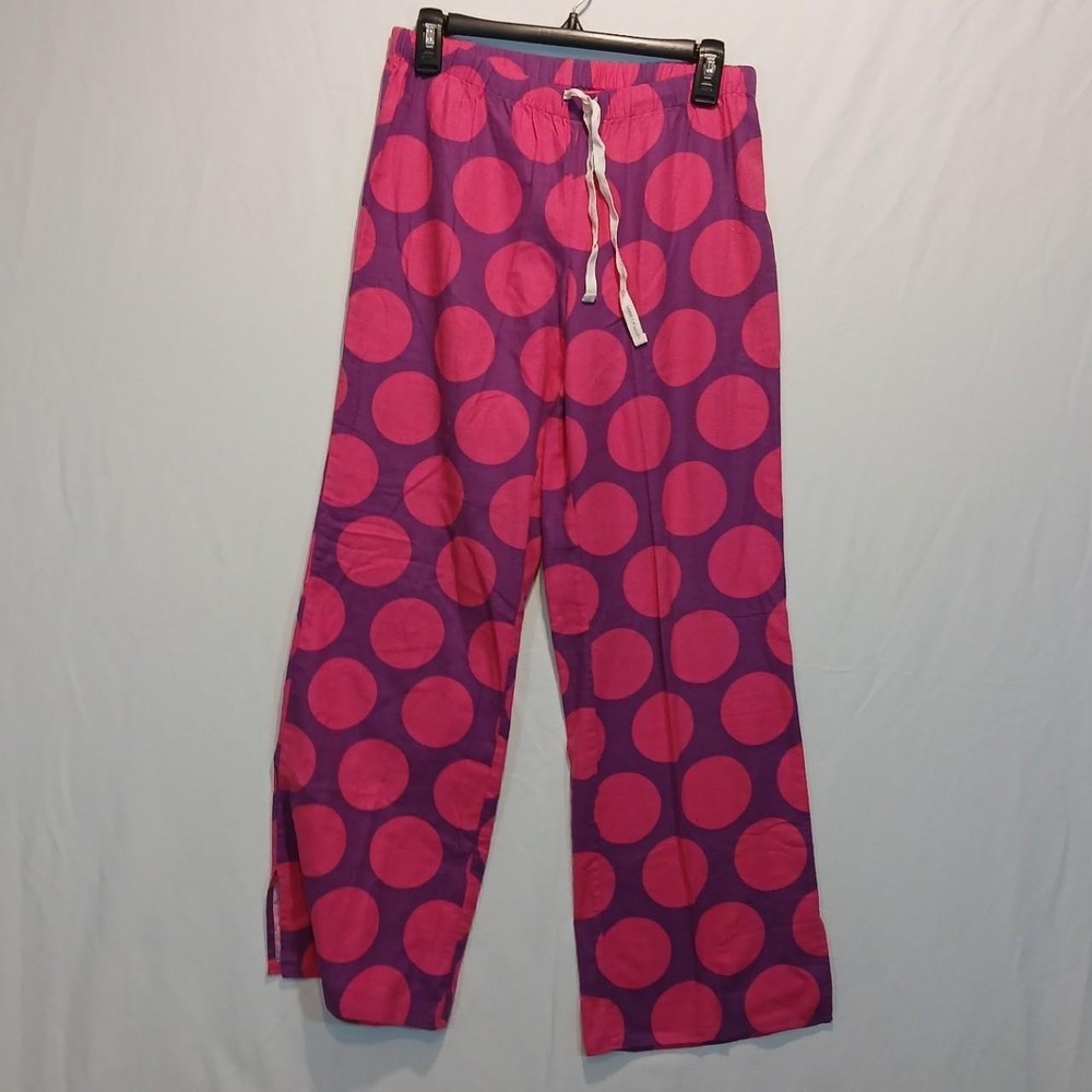 Victoria's Secret S 100% cotton Purple and pink polka dot pj pants Y2K granola